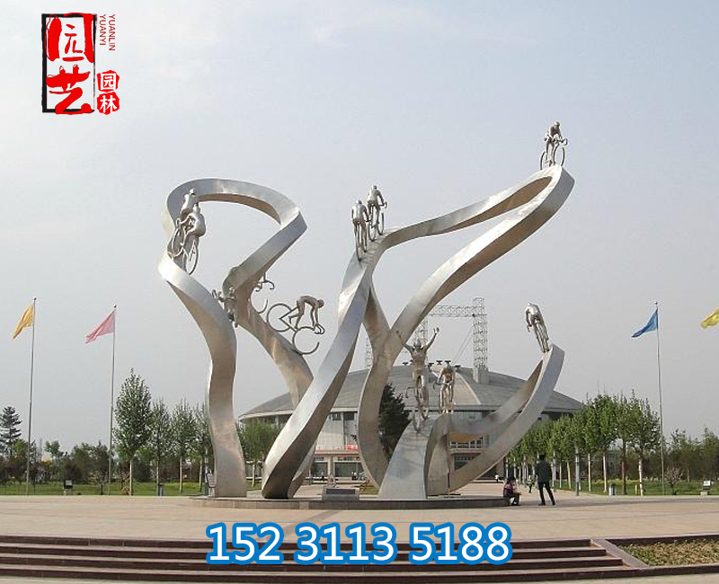 不銹鋼公園運(yùn)動(dòng)雕塑 不銹鋼公園運(yùn)動(dòng)雕塑
